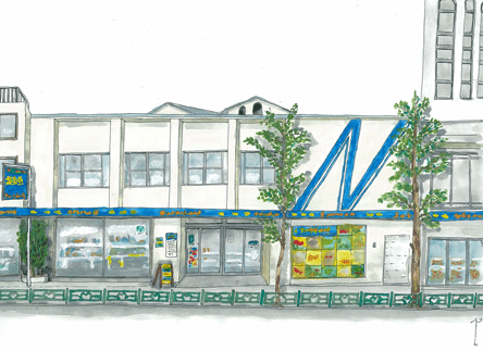 町屋の水族館駅